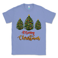 Colony Blue merry christmas trees Classic Tee - RanaPortraitStore