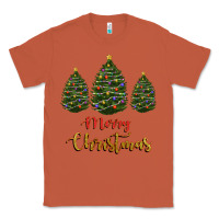 Copper merry christmas trees Classic Tee - RanaPortraitStore