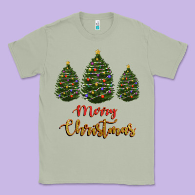 Merry Christmas Trees Classic Tee Designed By Ranaportraitstore