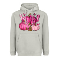 Moon Dust Breast Cancer We Wear Pink with Pumpkin and Ribbon Heavyweight Hoodie - texasbilliewilder