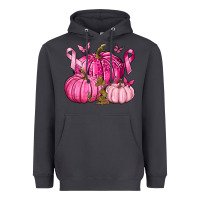 Smoke Breast Cancer We Wear Pink with Pumpkin and Ribbon Heavyweight Hoodie - texasbilliewilder