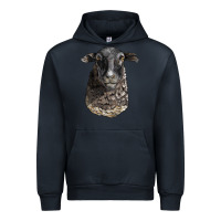 Navy dorper sheep head Urban Hoodie - LillyAllenDesigns