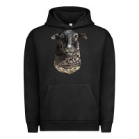 Pigment Black dorper sheep head Urban Hoodie - LillyAllenDesigns
