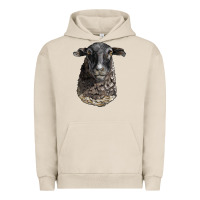 Pigment French Oak dorper sheep head Urban Hoodie - LillyAllenDesigns