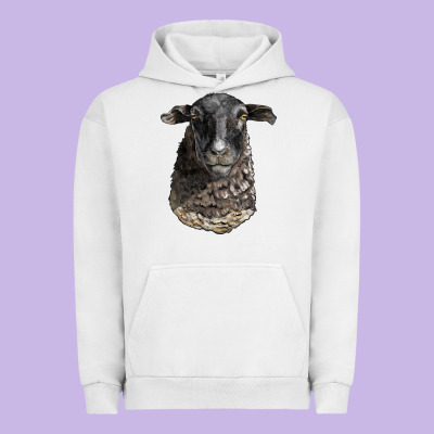Dorper Sheep Head Urban Hoodie Designed By Lillyallendesigns