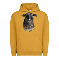 Pigment Peanut Butter dorper sheep head Urban Hoodie - LillyAllenDesigns