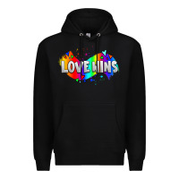 Black love wins pride lgbtq Premium Hoodie - AdoDesignShop