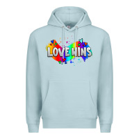 Blue Mist love wins pride lgbtq Premium Hoodie - AdoDesignShop