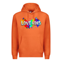 Carrot love wins pride lgbtq Premium Hoodie - AdoDesignShop