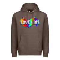 Coffee love wins pride lgbtq Premium Hoodie - AdoDesignShop
