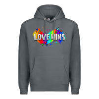 Rock love wins pride lgbtq Premium Hoodie - AdoDesignShop