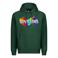 Sports Green love wins pride lgbtq Premium Hoodie - AdoDesignShop