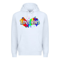 White love wins pride lgbtq Premium Hoodie - AdoDesignShop