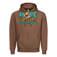 Chestnut more espresso less depresso western Zipper Hoodie - texasbilliewilder