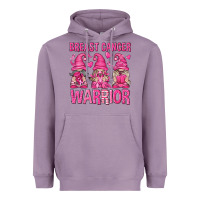 Lavender Breast Cancer Warrior Gnomes Heavyweight Hoodie - texasbilliewilder