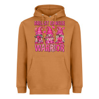 Meerkat Breast Cancer Warrior Gnomes Heavyweight Hoodie - texasbilliewilder
