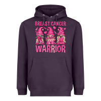 Breast Cancer Warrior Gnomes Heavyweight Hoodie | Teevron