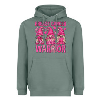Sage Breast Cancer Warrior Gnomes Heavyweight Hoodie - texasbilliewilder