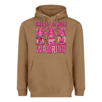 Toasted Coconut Breast Cancer Warrior Gnomes Heavyweight Hoodie - texasbilliewilder