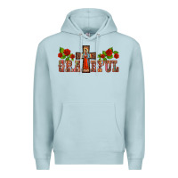 Blue Mist grateful guadalupe cross Premium Hoodie - BarkalooDesign