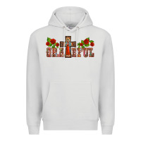 Dove Grey grateful guadalupe cross Premium Hoodie - BarkalooDesign