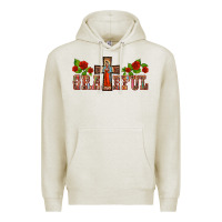Oatmeal Heather grateful guadalupe cross Premium Hoodie - BarkalooDesign