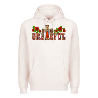 Pale Pink grateful guadalupe cross Premium Hoodie - BarkalooDesign