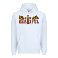 White grateful guadalupe cross Premium Hoodie - BarkalooDesign