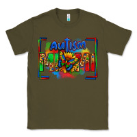 Army Green autism mimi Classic Tee - Zillion Design Studio