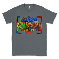 Charcoal Heather autism mimi Classic Tee - Zillion Design Studio