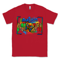 Red autism mimi Classic Tee - Zillion Design Studio
