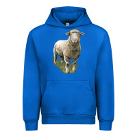 Cobalt dorset sheep Urban Hoodie - LillyAllenDesigns