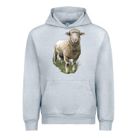Heather Grey dorset sheep Urban Hoodie - LillyAllenDesigns