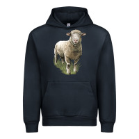 Navy dorset sheep Urban Hoodie - LillyAllenDesigns