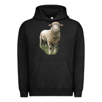 Pigment Black dorset sheep Urban Hoodie - LillyAllenDesigns