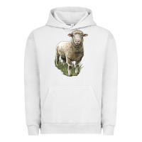 Pigment Lunar Rock dorset sheep Urban Hoodie - LillyAllenDesigns