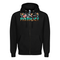 Black pharmacy Zipper Hoodie - texasbilliewilder