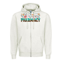 Oatmeal Heather pharmacy Zipper Hoodie - texasbilliewilder