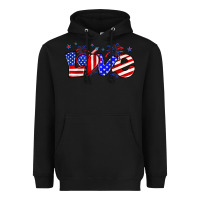 Black love 4th of july Heavyweight Hoodie - Zillion Design Studio