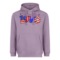 Lavender love 4th of july Heavyweight Hoodie - Zillion Design Studio