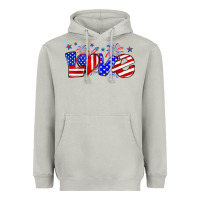 Moon Dust love 4th of july Heavyweight Hoodie - Zillion Design Studio
