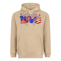 Mushroom love 4th of july Heavyweight Hoodie - Zillion Design Studio