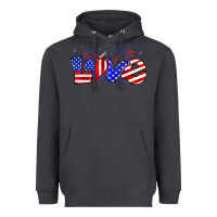 Smoke love 4th of july Heavyweight Hoodie - Zillion Design Studio