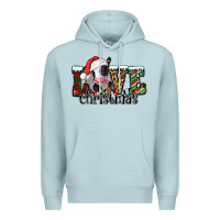 Blue Mist love Christmas cow Premium Hoodie - Jasminsmagicworld