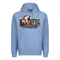 Colony Blue love Christmas cow Premium Hoodie - Jasminsmagicworld