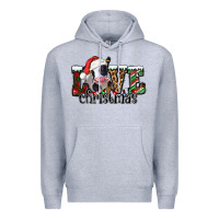 Love Christmas Cow Premium Hoodie | Teevron