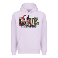 Lilac love Christmas cow Premium Hoodie - Jasminsmagicworld