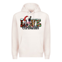 Pale Pink love Christmas cow Premium Hoodie - Jasminsmagicworld