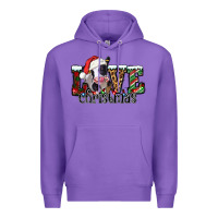 Purple love Christmas cow Premium Hoodie - Jasminsmagicworld