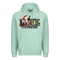 Seafoam love Christmas cow Premium Hoodie - Jasminsmagicworld
